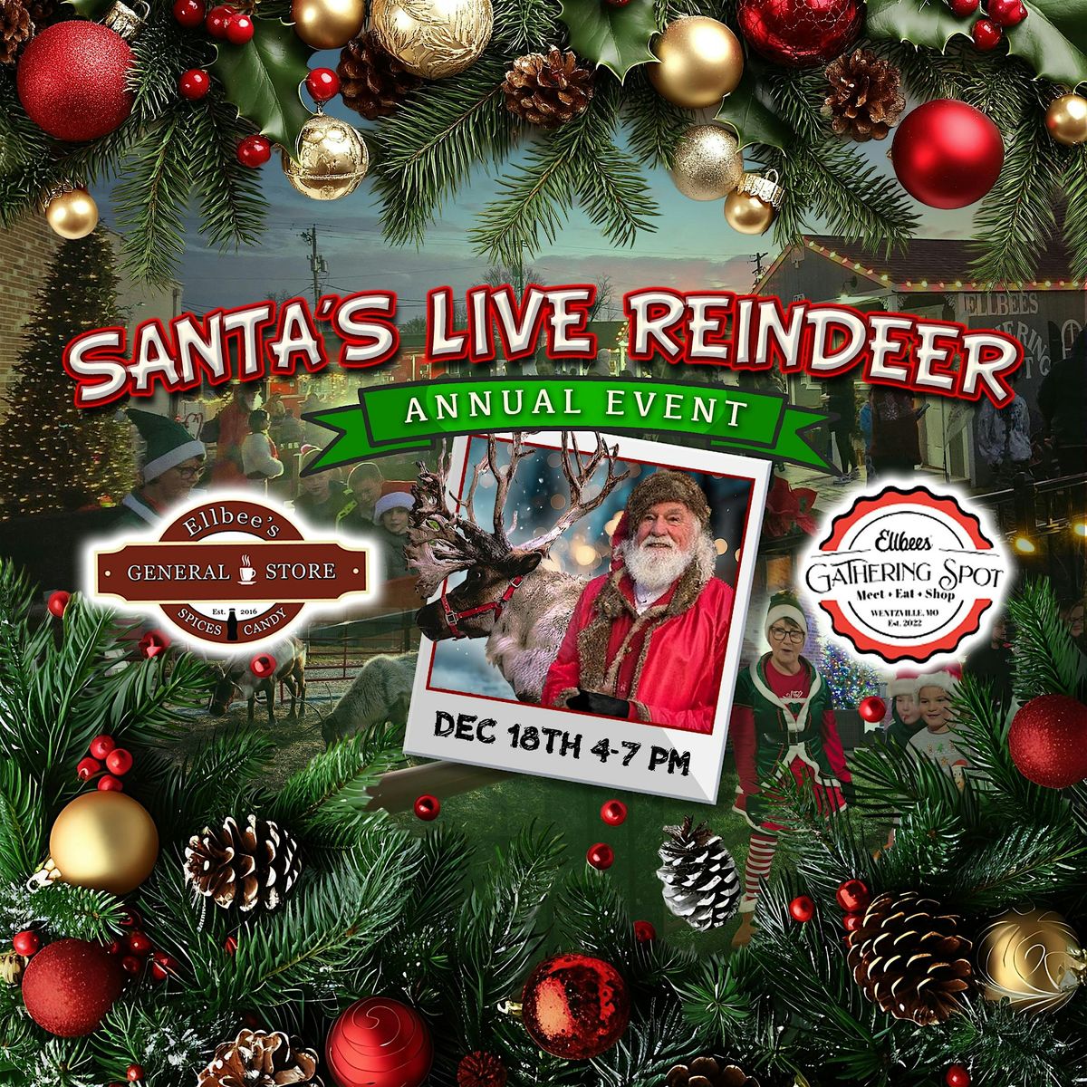 Ellbee's Santa's Live Reindeer Annual Event