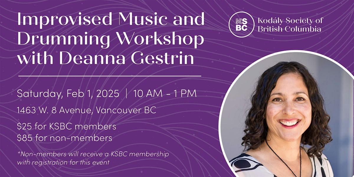 Improvised Singing and Drumming Workshop with Deanna Gestrin