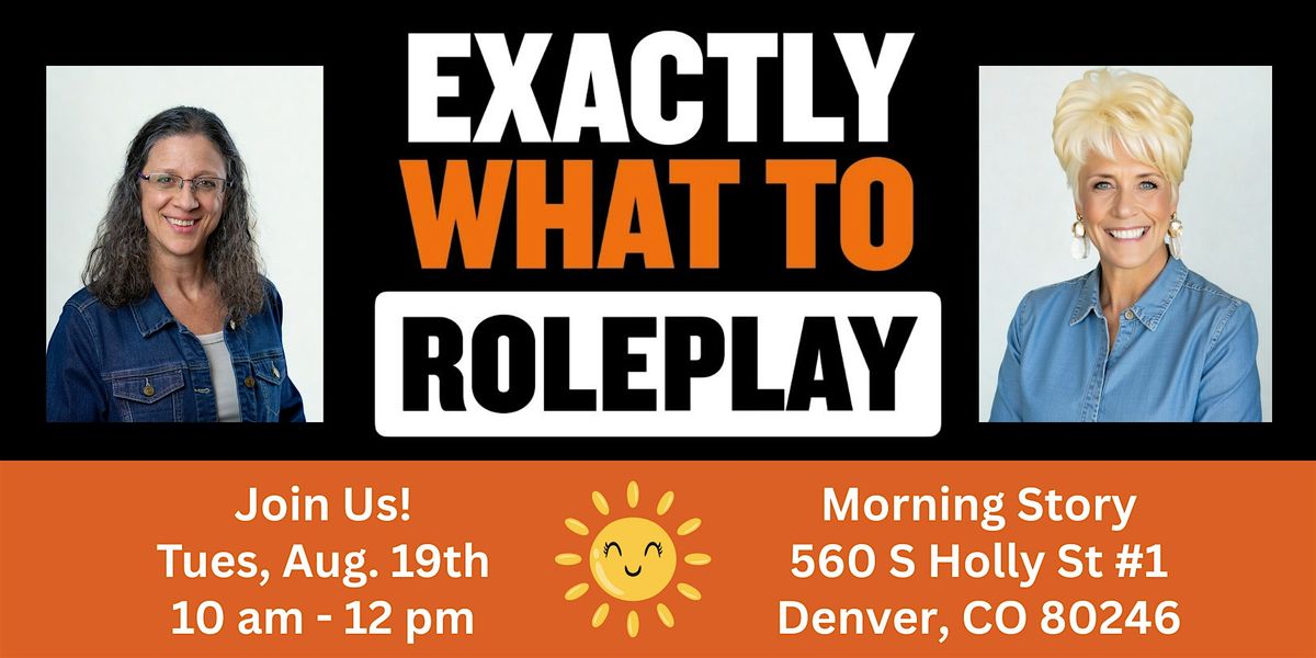 Exactly What to Roleplay\u00ae Game Day