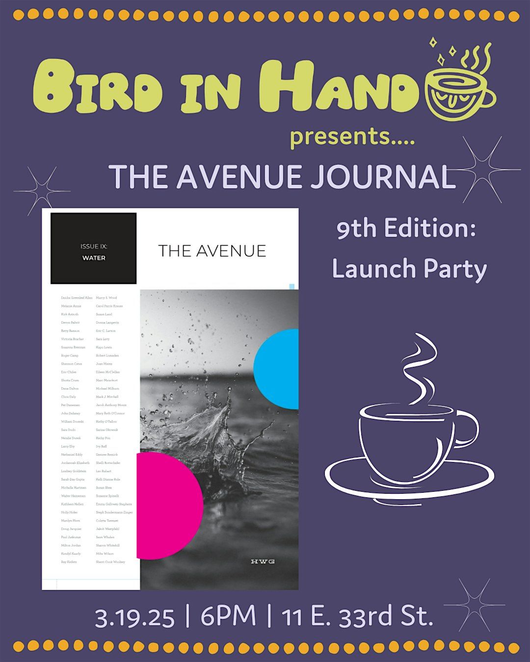 The Avenue Journal 9th Edition: Launch Party