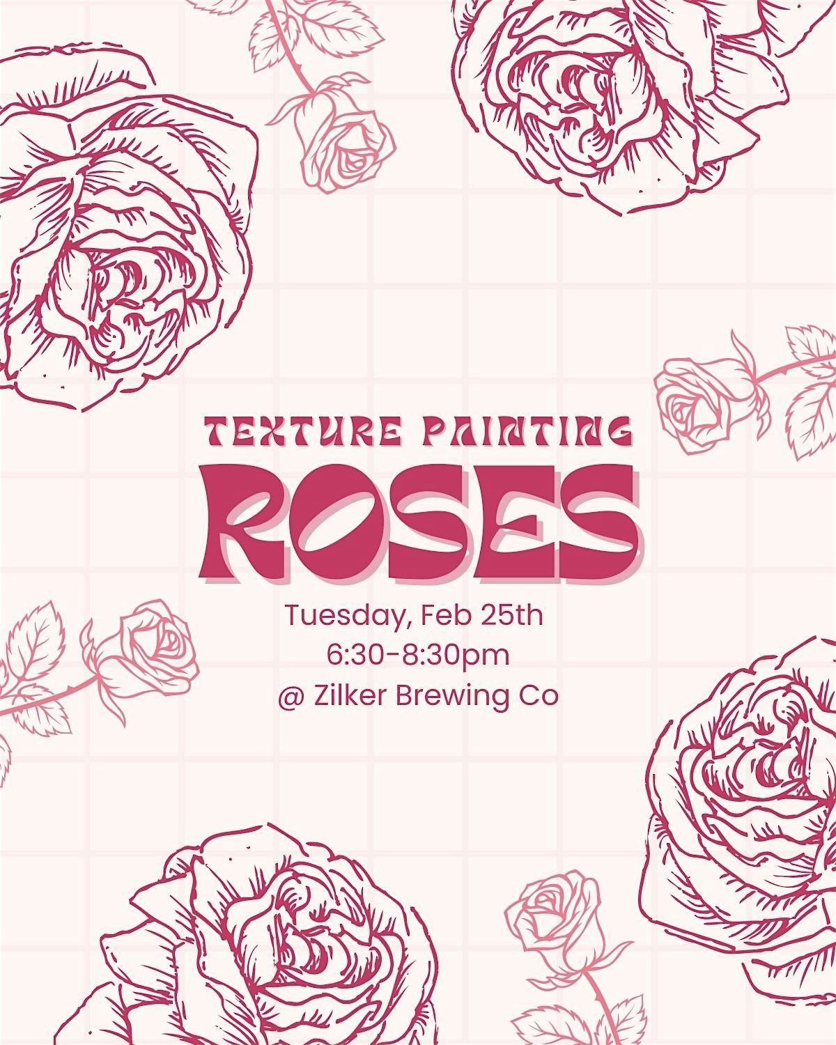 Texture Painting Roses