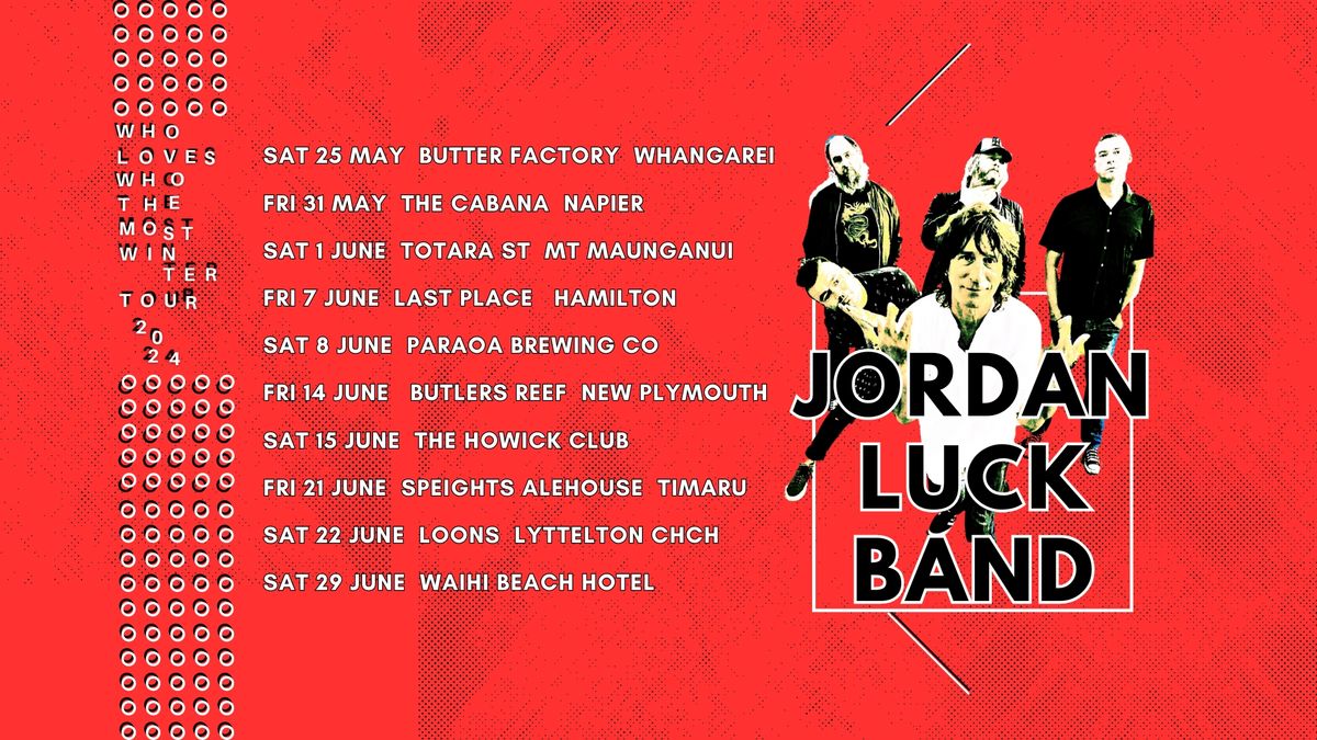 Jordan Luck Band - Mt Maunganui - Winter Tour 24