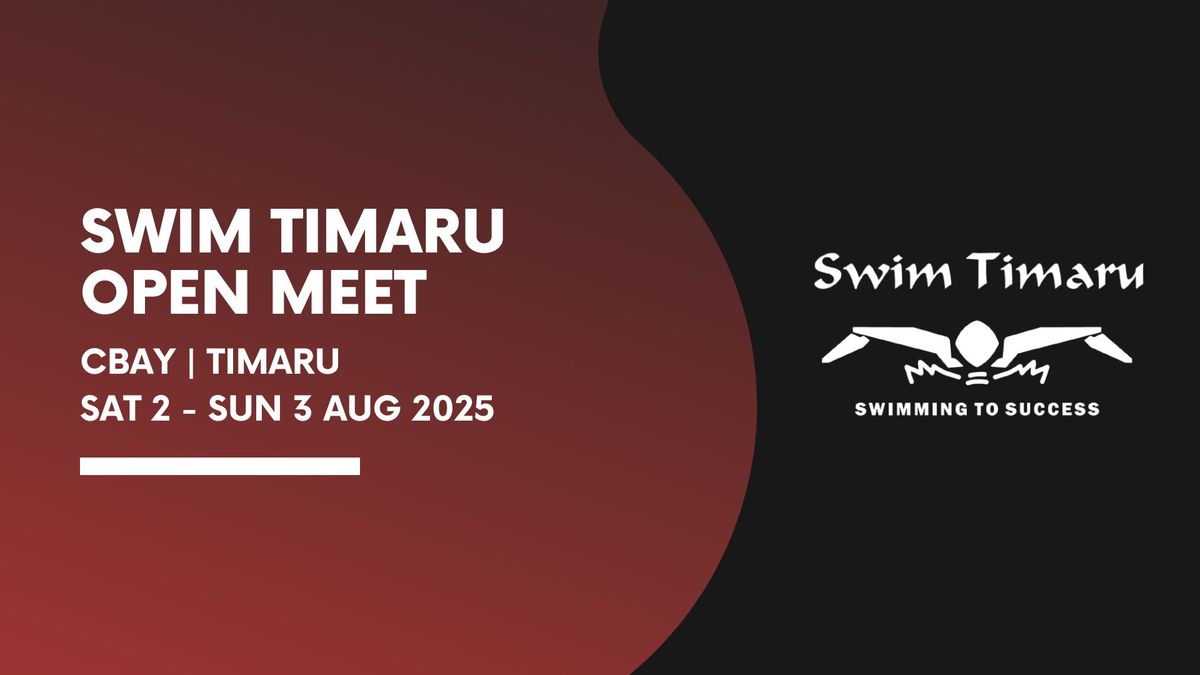 Swim Timaru Open Meet