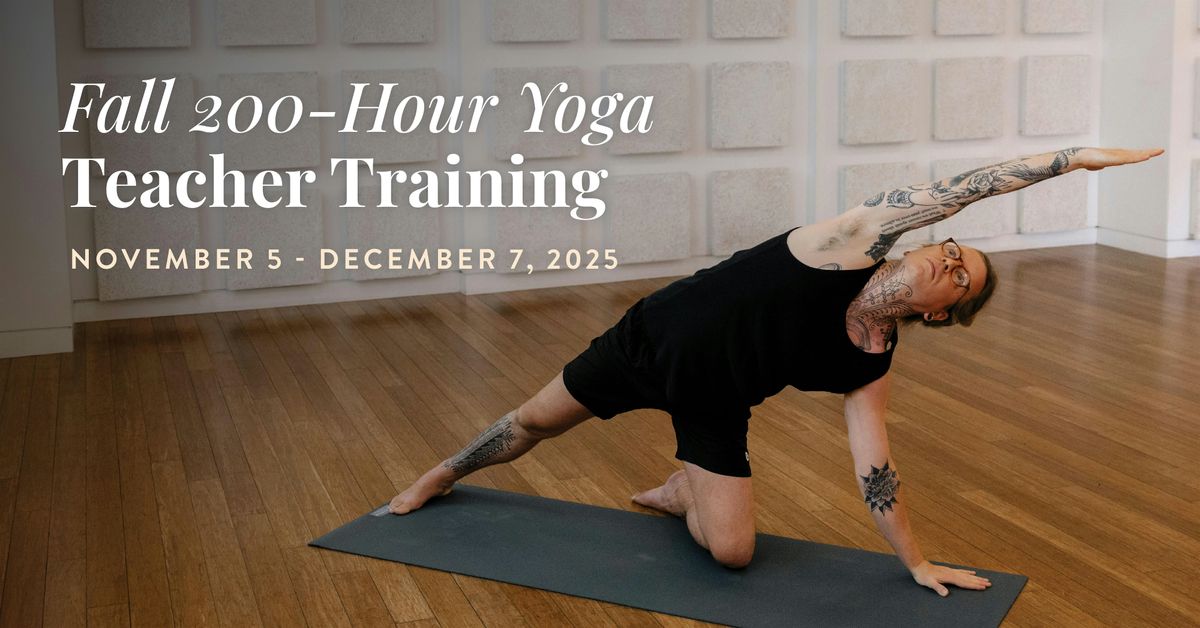 200 Hour YYOGA Teacher Training Module 3 - Part-Time Evening & Weekends