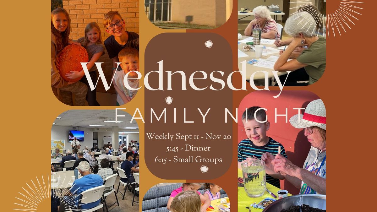 Wednesday Family Night | Fall 2024