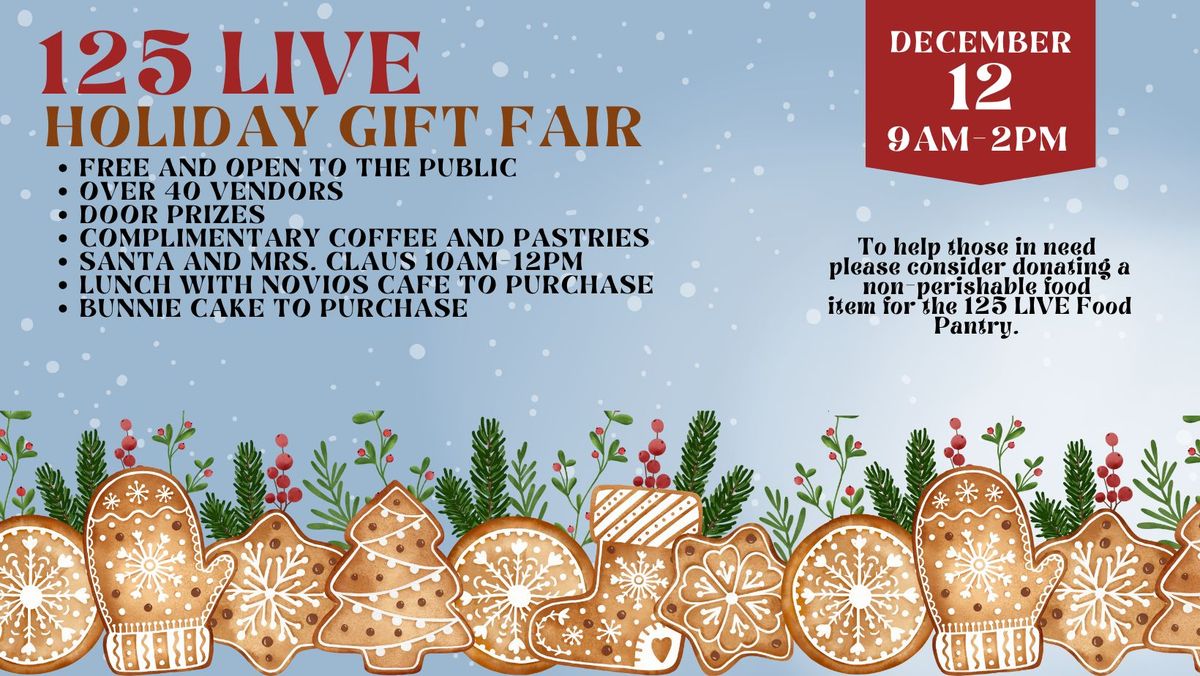 125 LIVE Holiday Gift Fair