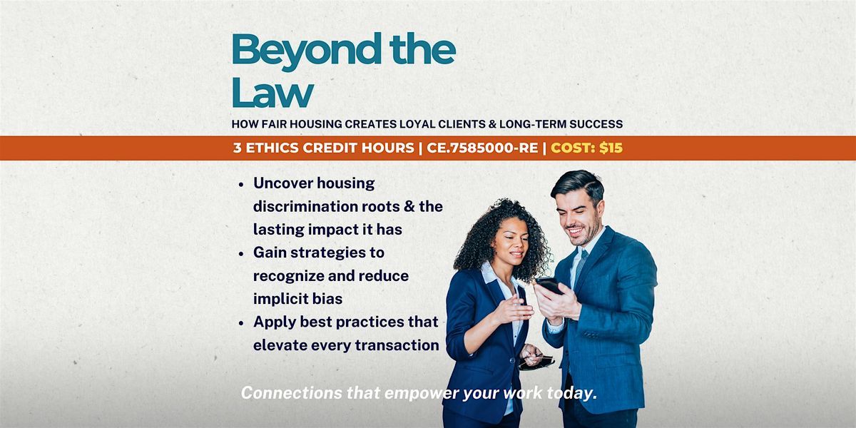Beyond the Law (Nevada CE): Fair Housing, Equity, and Ethics