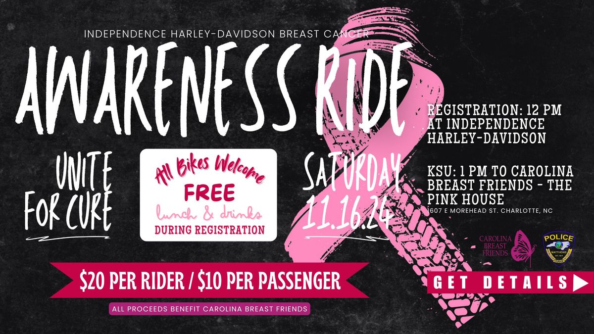 Breast Cancer Awareness Ride