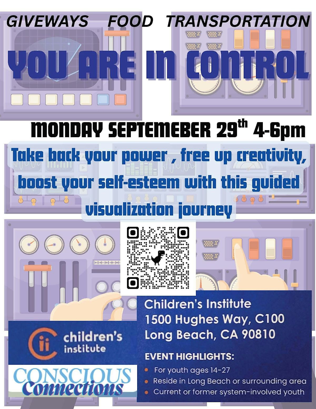 You are in control