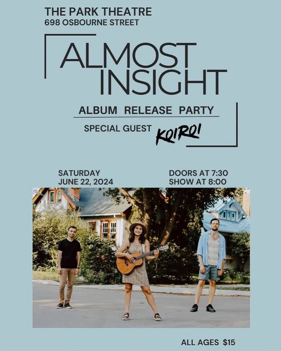 Almost Insight Album Release Party