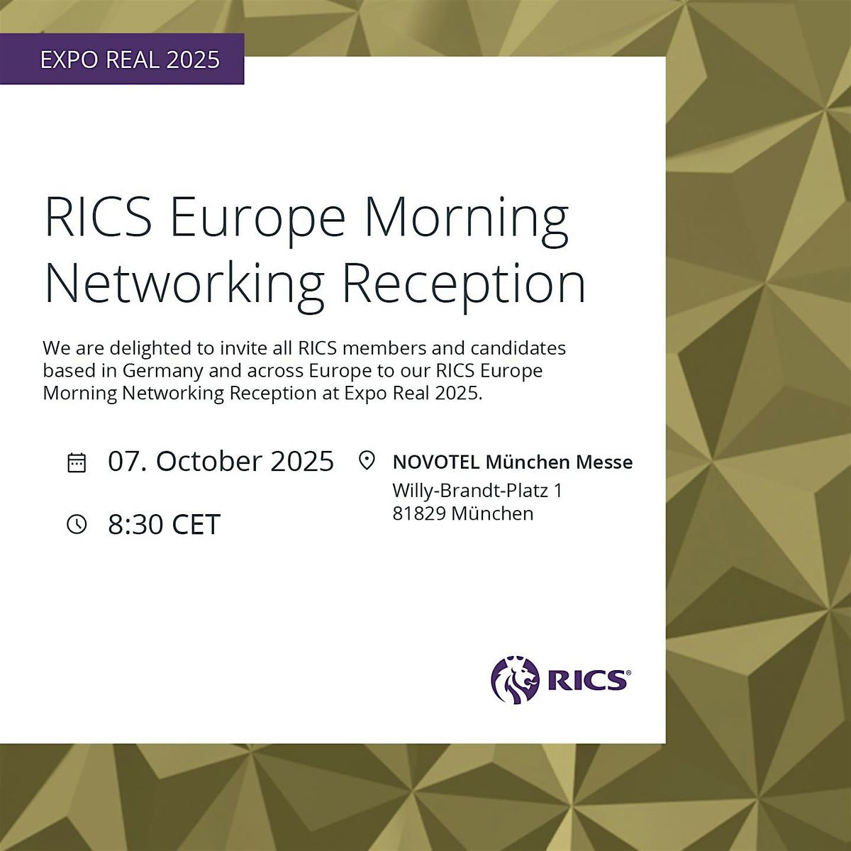 RICS Europe: Expo Real 2025