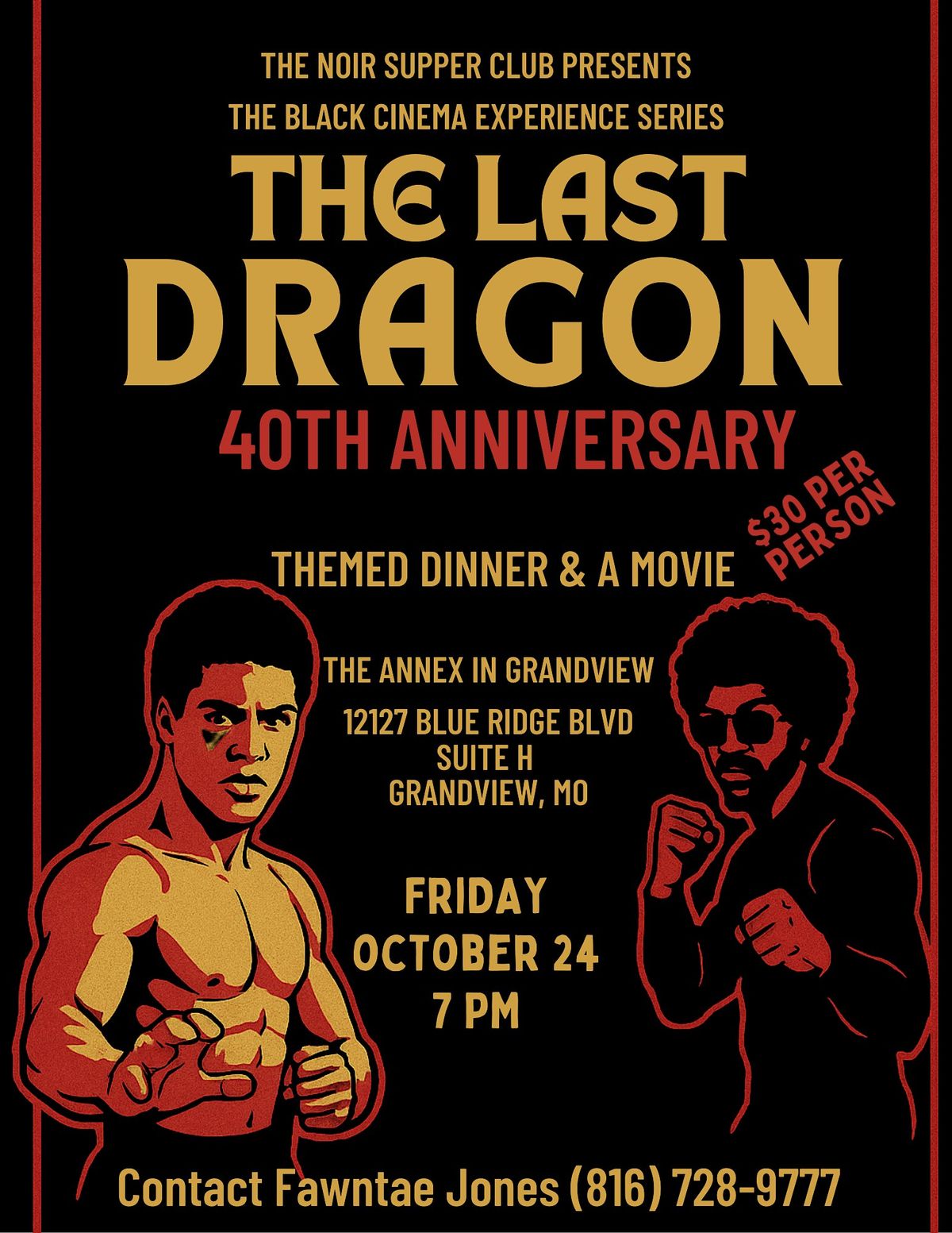 THE BLACK CINEMA EXPERIENCE SERIES : THE LAST DRAGON