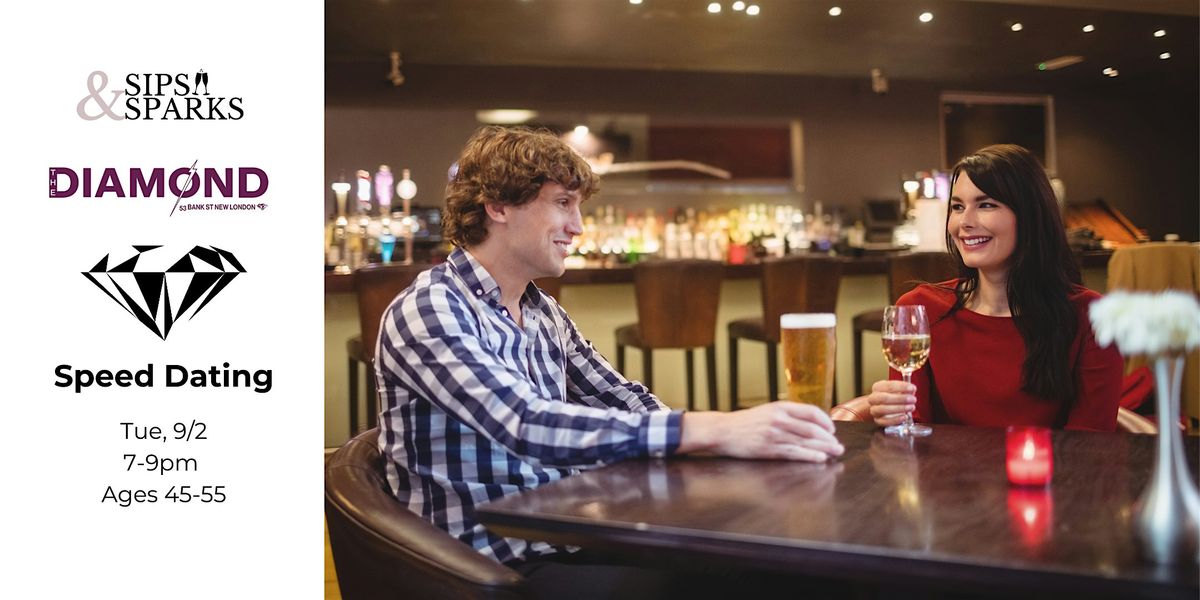 Speed Dating Ages 45-55 in New London, CT at The Diamond