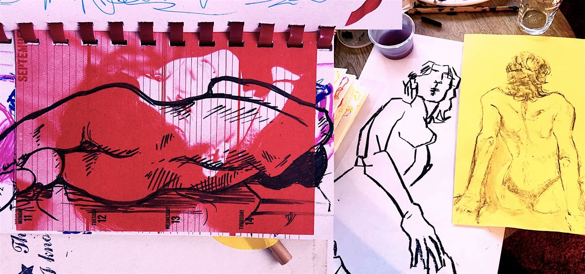 Early Masterworks Life Drawing} Sip n Sketch |Art Nouveau vs Art Deco