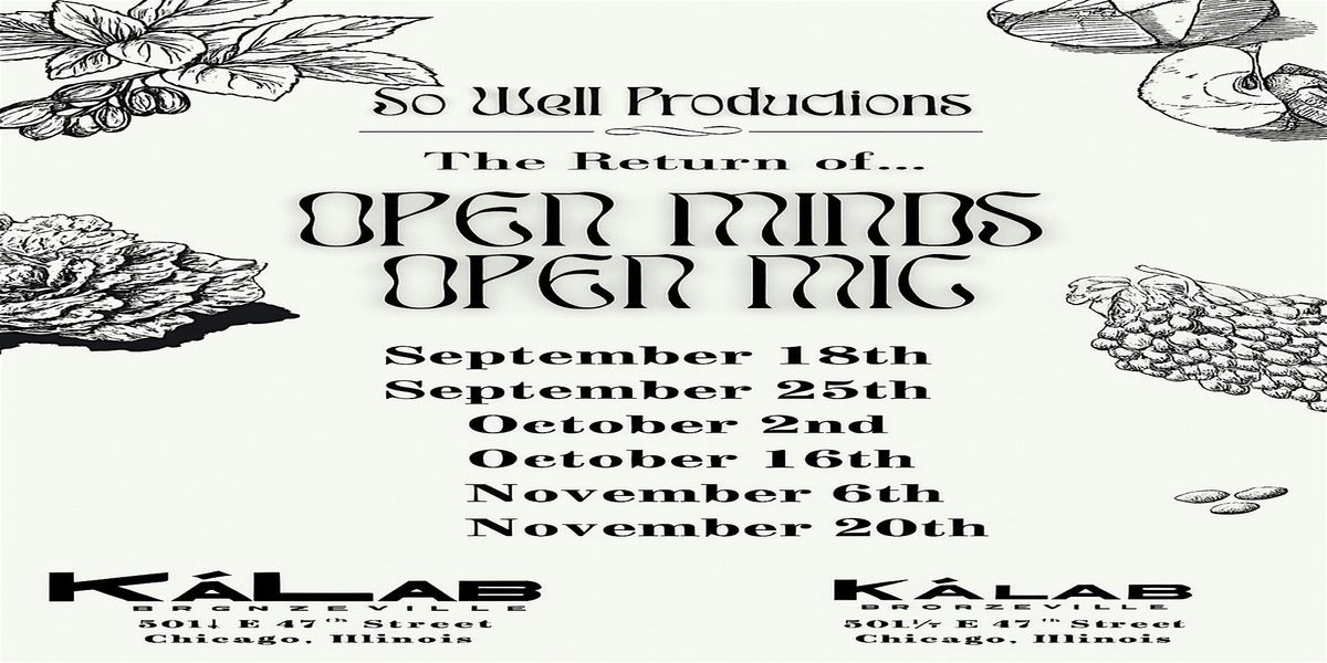 Open Minds Open Mic