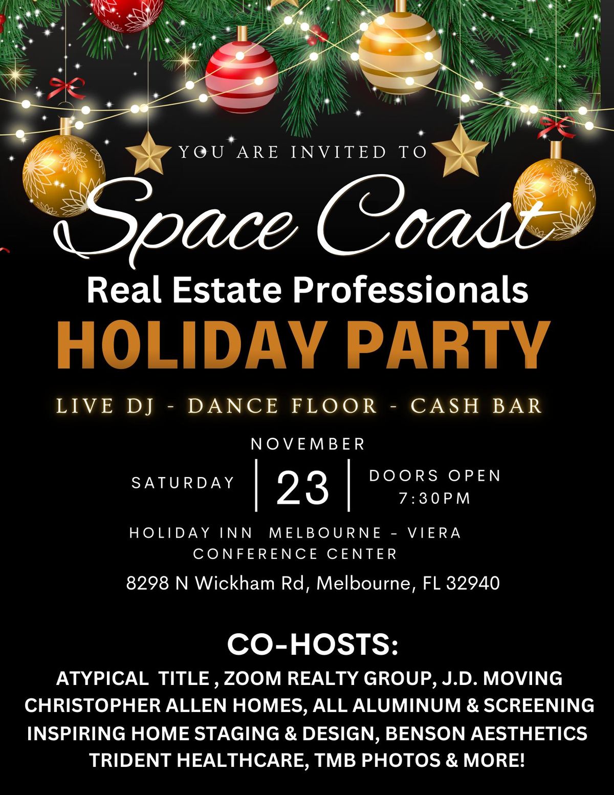 Space Coast Real Estate Professionals Holiday Party