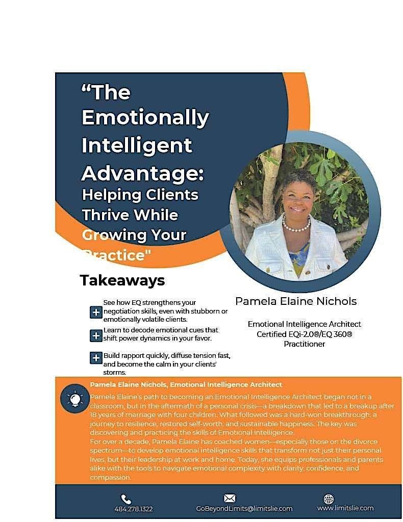The Emotionally Intelligent Advantage: For your clients and your practice