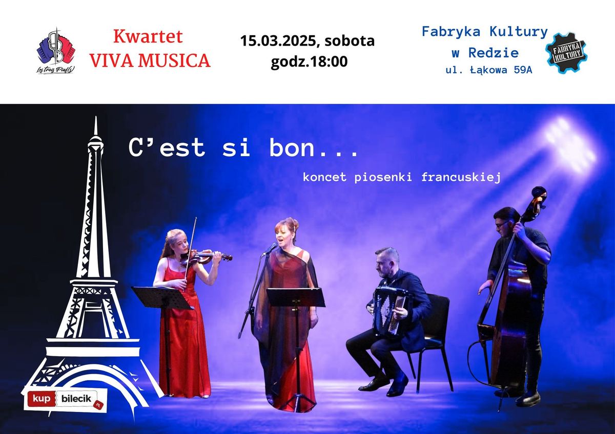 C'est si bon...-koncert piosenki francuskiej