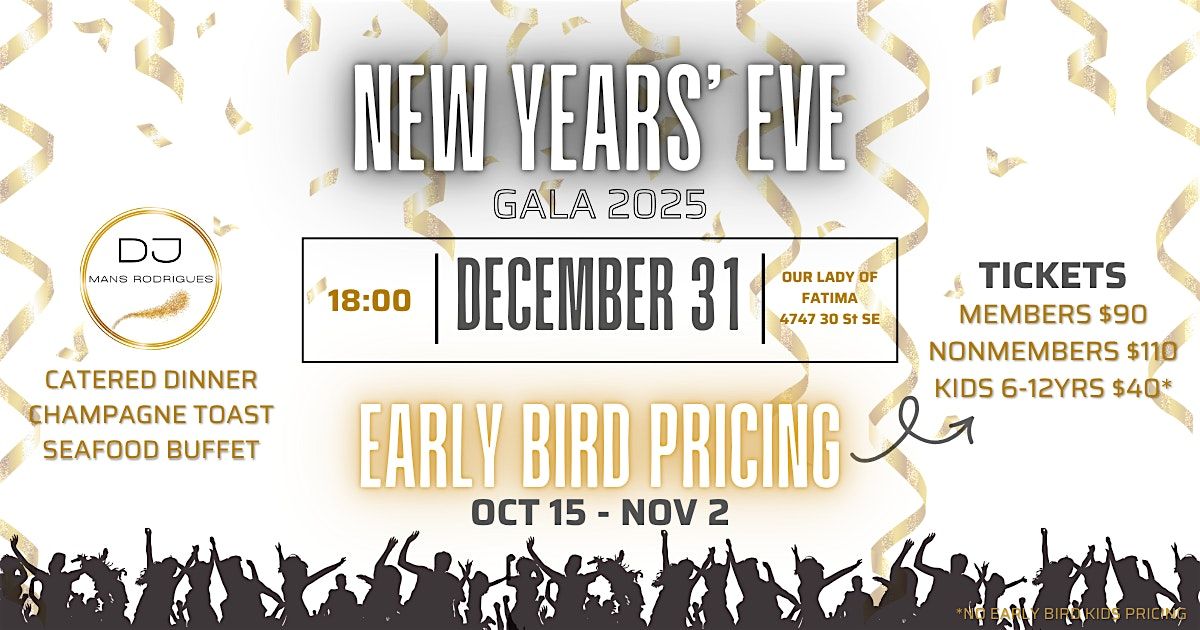 NYE Gala with PSC!