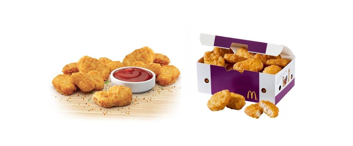 KFC chicken nuggets are better than McDonalds chicken nuggies