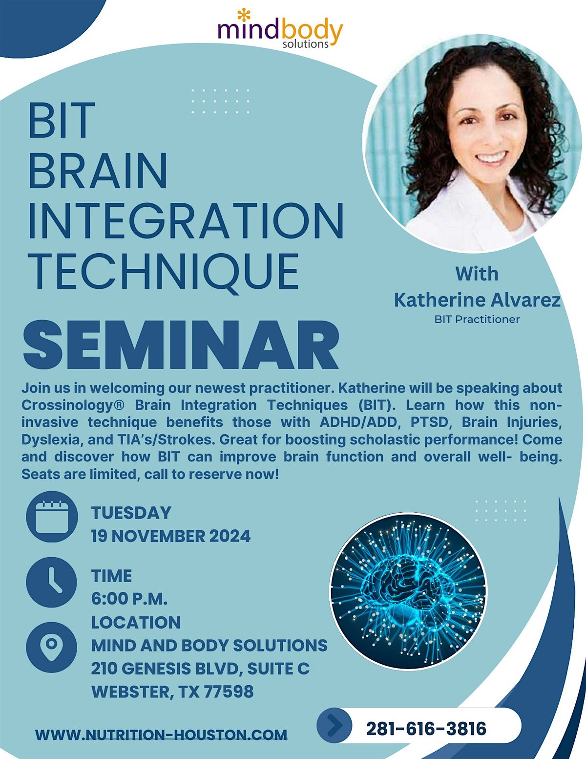 Brain Integration Technique: FREE Seminar