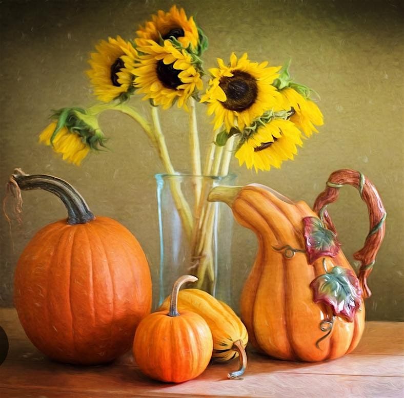 Watercolors at the Boathouse: Autumn Still Life