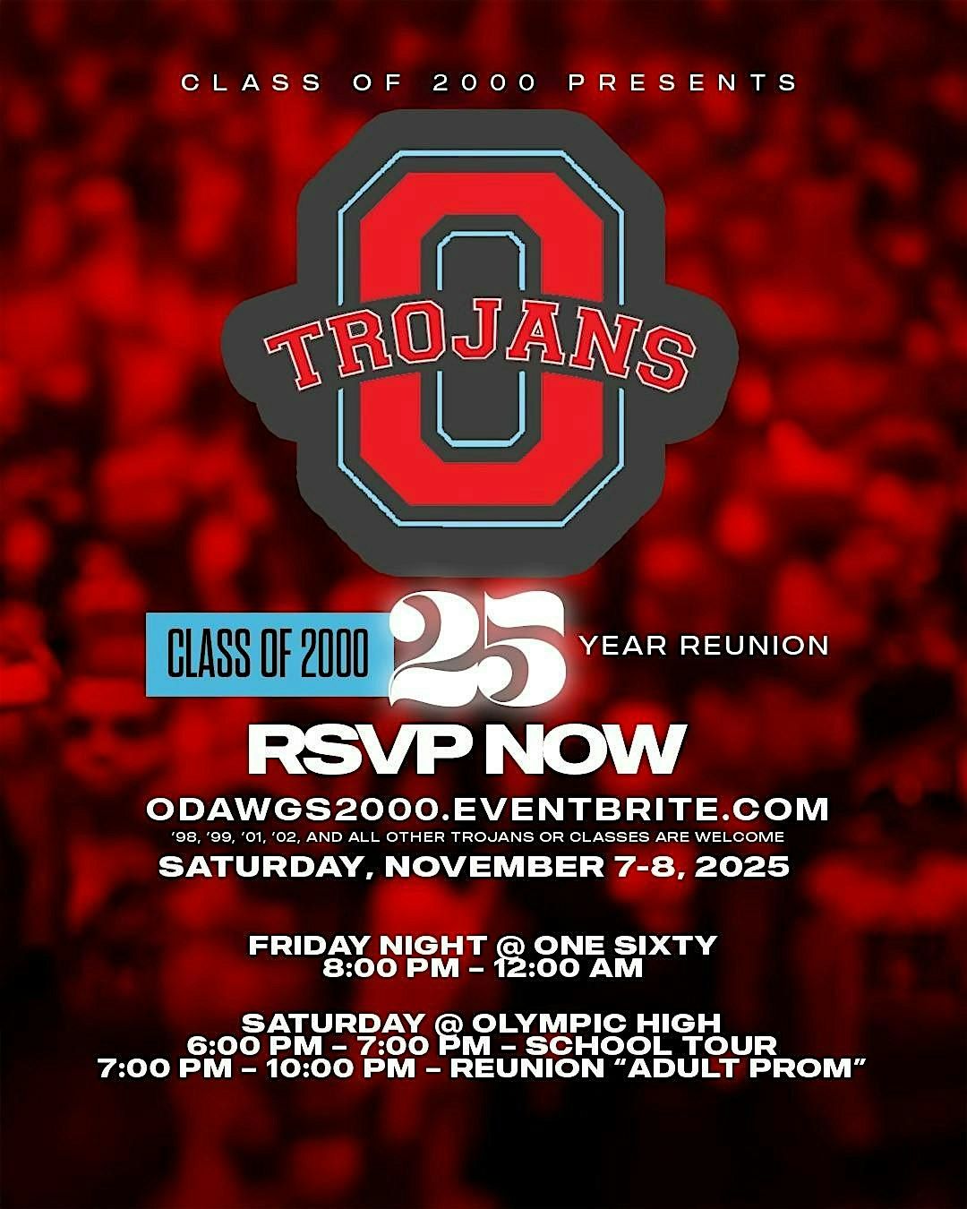 Olympic HS 25th Reunion: Class of 2000