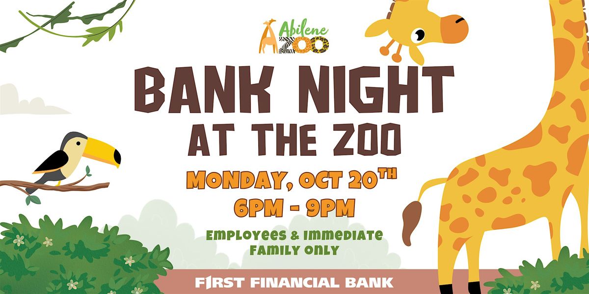 Bank Night at the Abilene Zoo