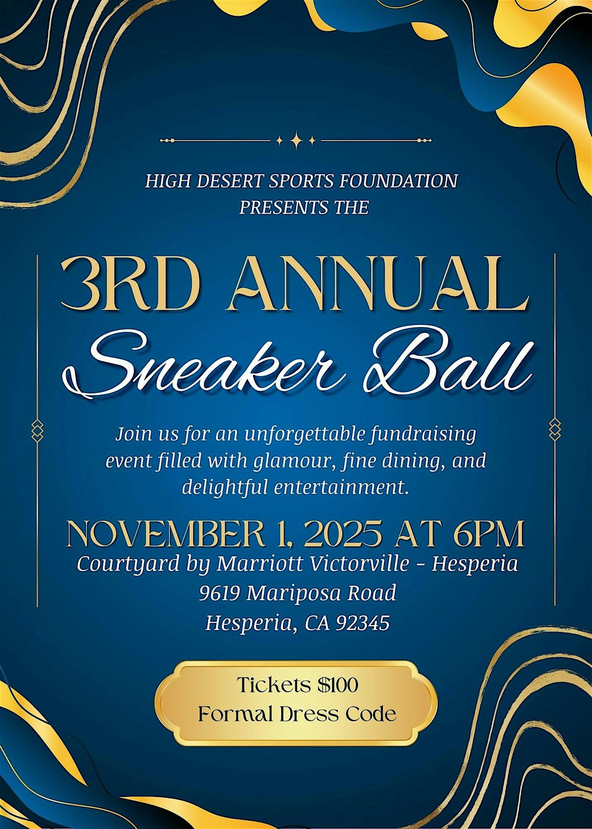 3rd Annual Sneaker Ball Fundraiser