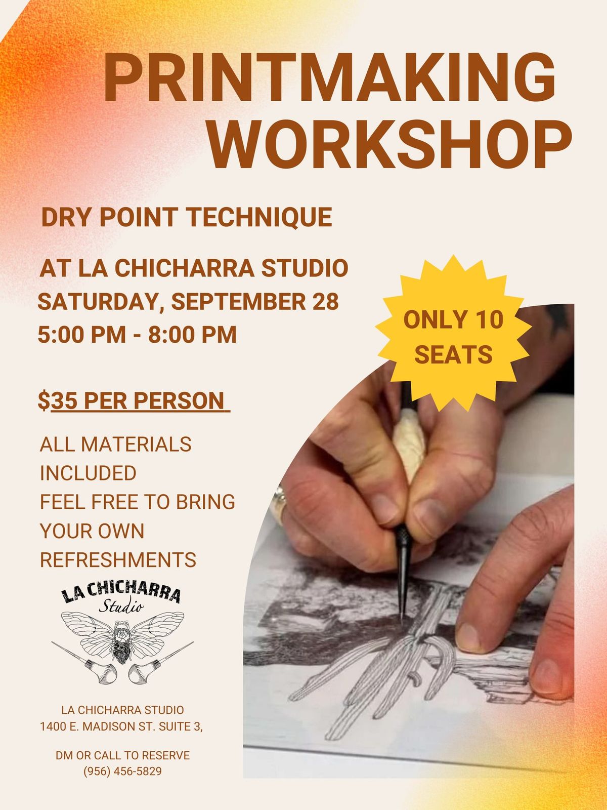 PRINTMAKING WORKSHOP: DRY POINT TECHNIQUE