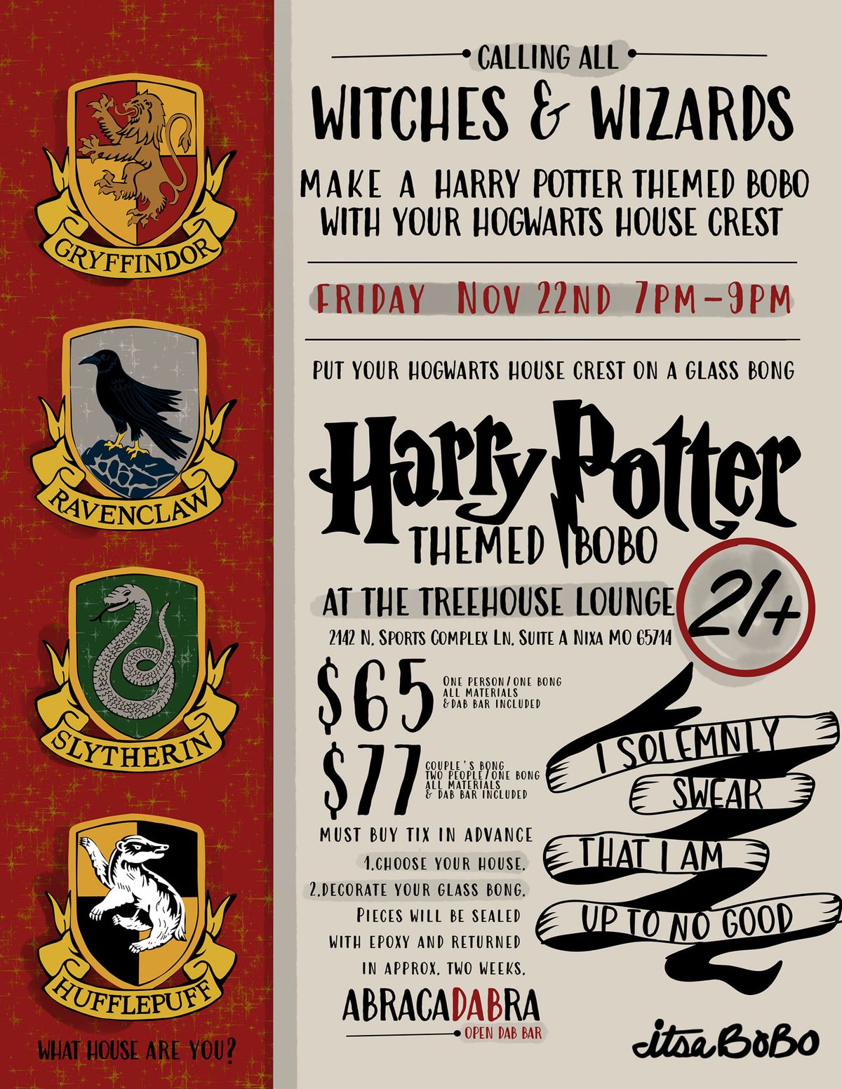 COLLAGE-A-B\u00b0NG with your Hogwarts House Crest