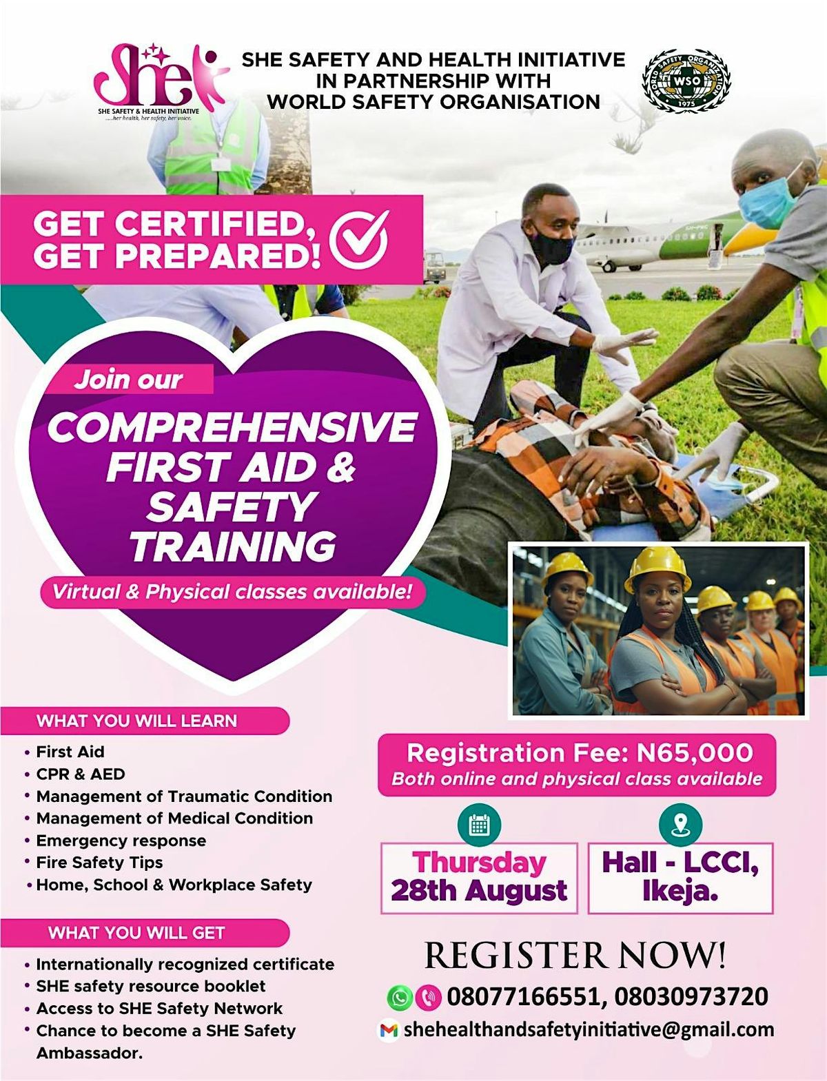 Comprehensive First Aid CPR training