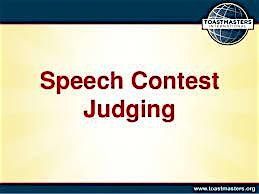 Planning A Speech Contest and Judges Training