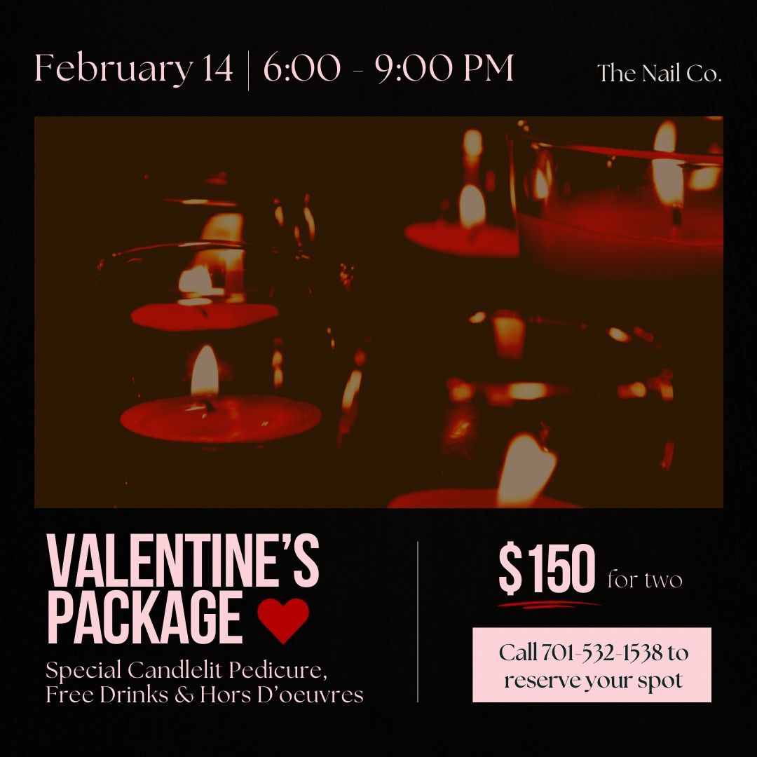 The Nail Co. Valentine\u2019s Candlelit Pedis