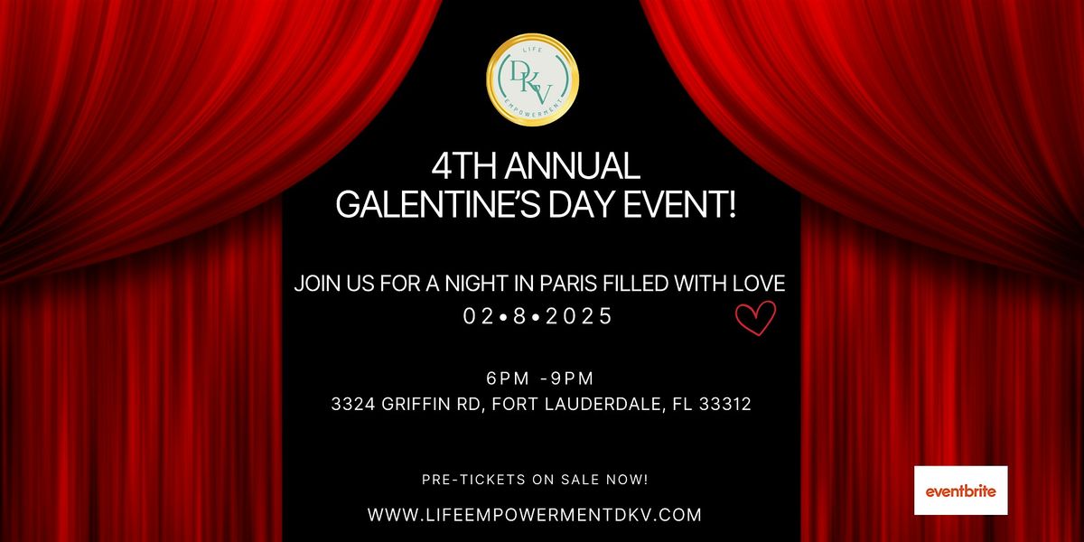 Join us for a night in Paris filled with love!