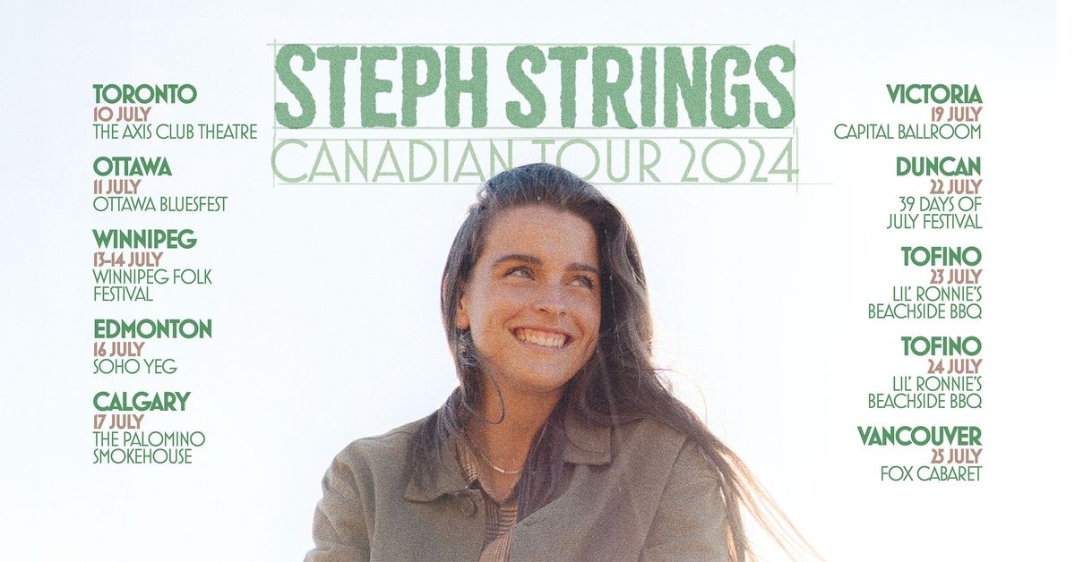 SOLD OUT - STEPH STRINGS, w\/ guest Martin Kerr