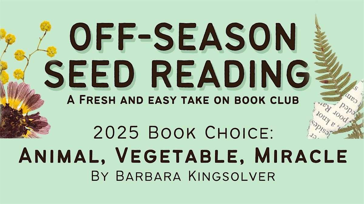 "Off-Season Seed Reading" Book Club