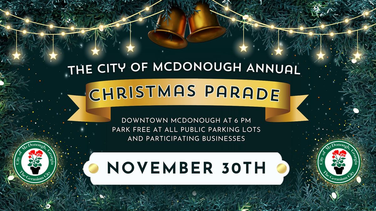 The City of McDonough Christmas Parade 