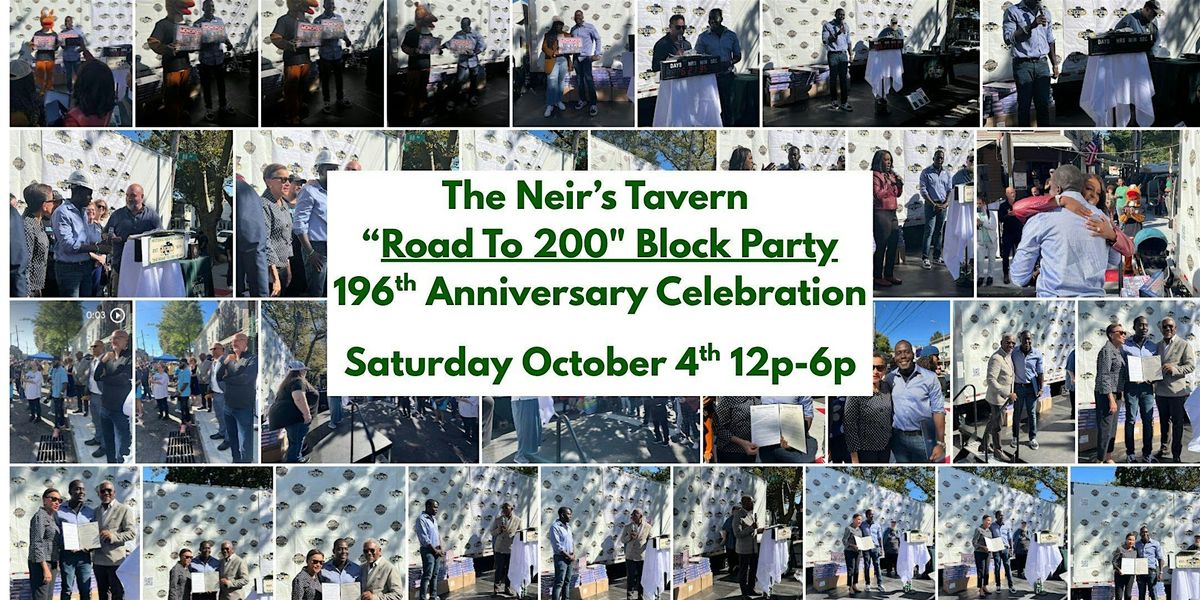 Neir's Tavern 196th Anniversary Block Party