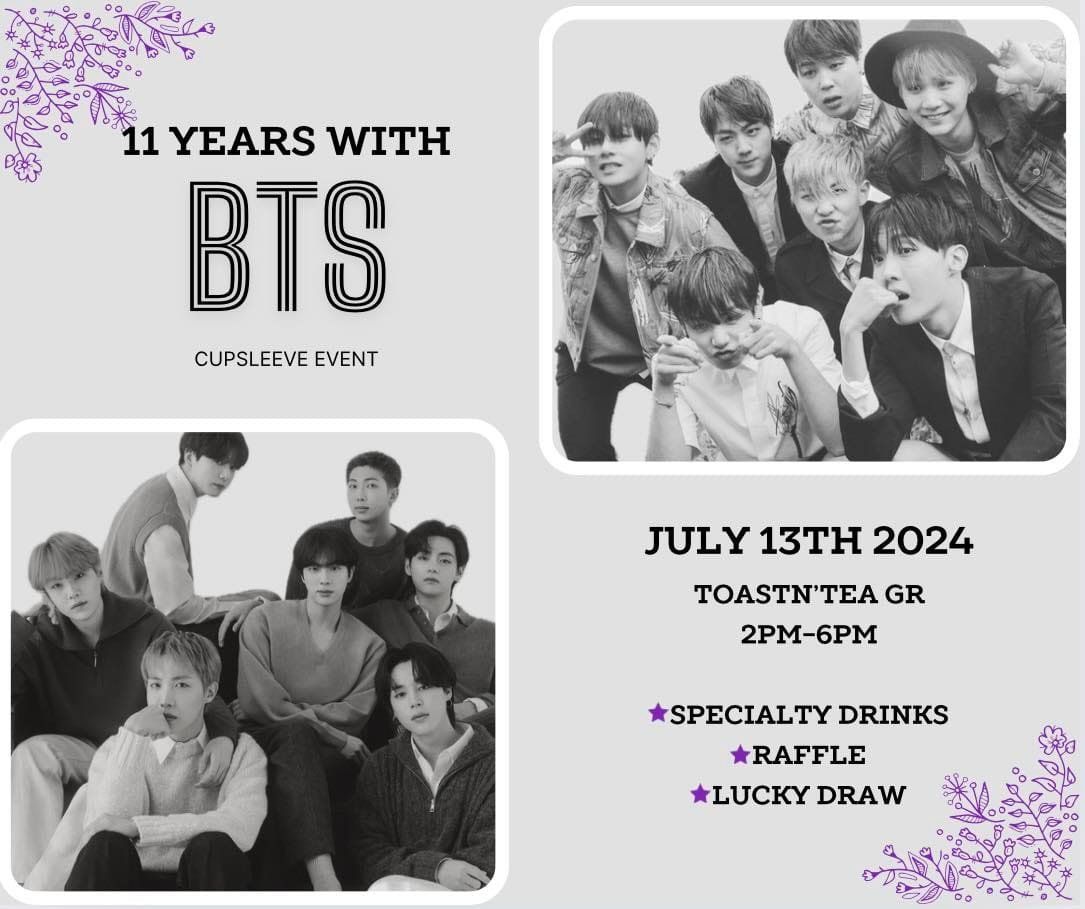 11 Years with BTS Cupsleeve Event