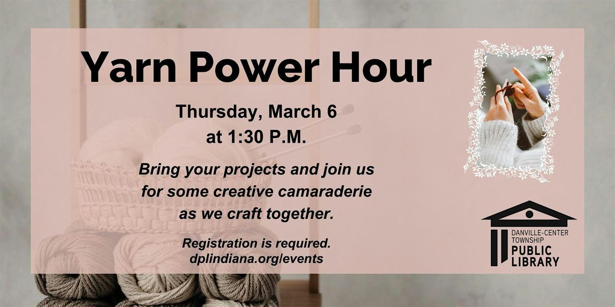 Yarn Power Hour