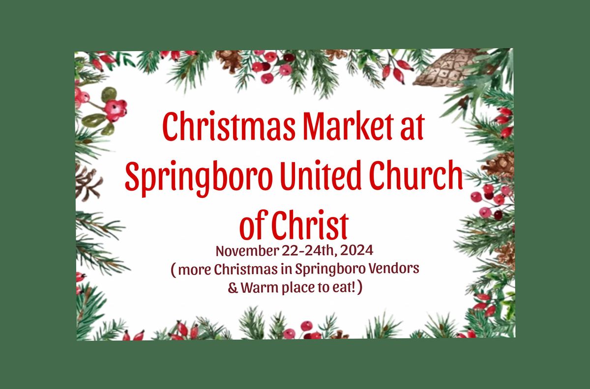 Christmas Market at Springboro United Church of Christ 