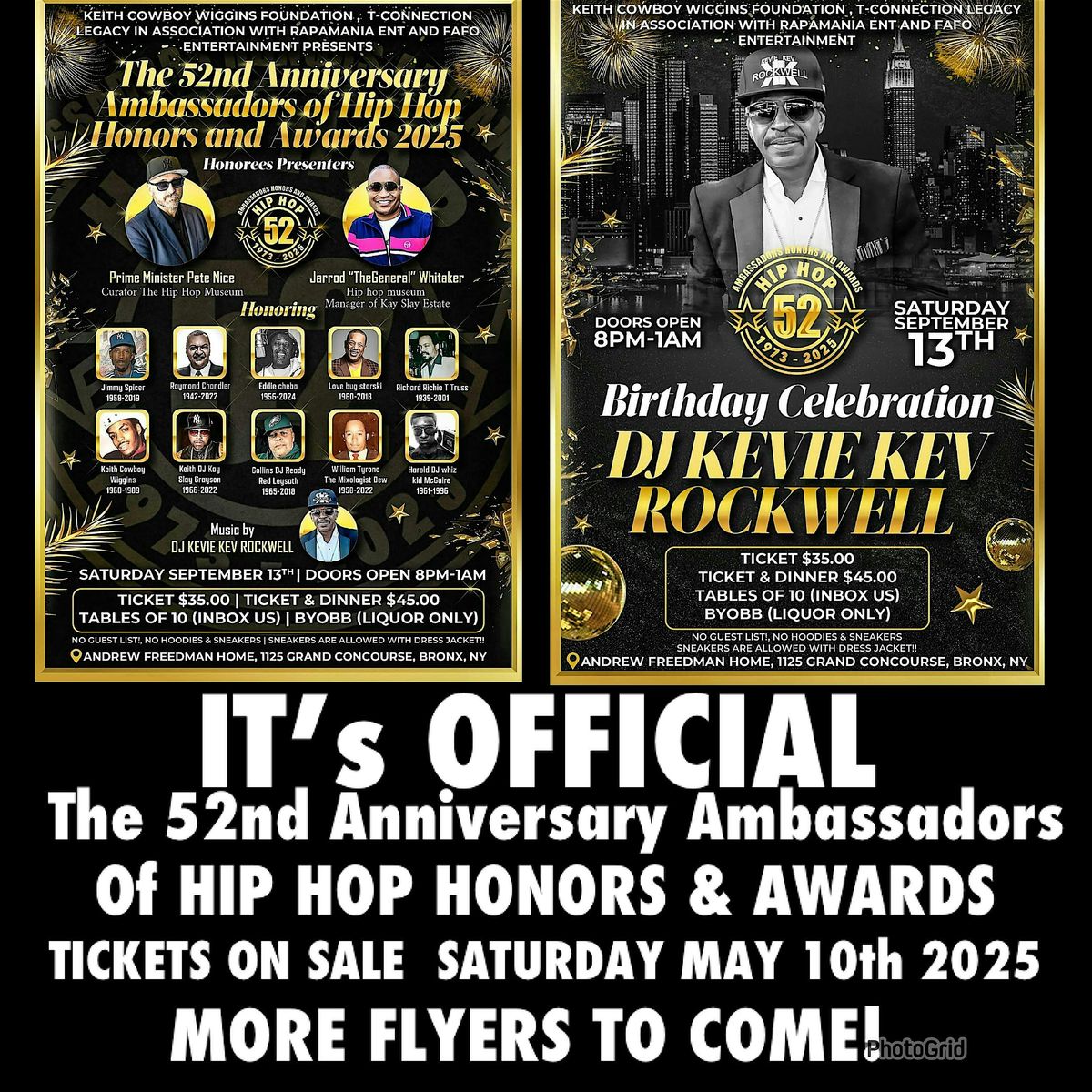 The52nd Anniversary of Hip Hop Ambassadors Honors & Awards
