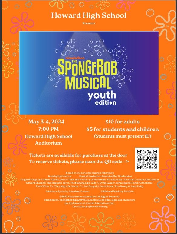 Howard High School presents The Spongebob Musical (Youth Edition)