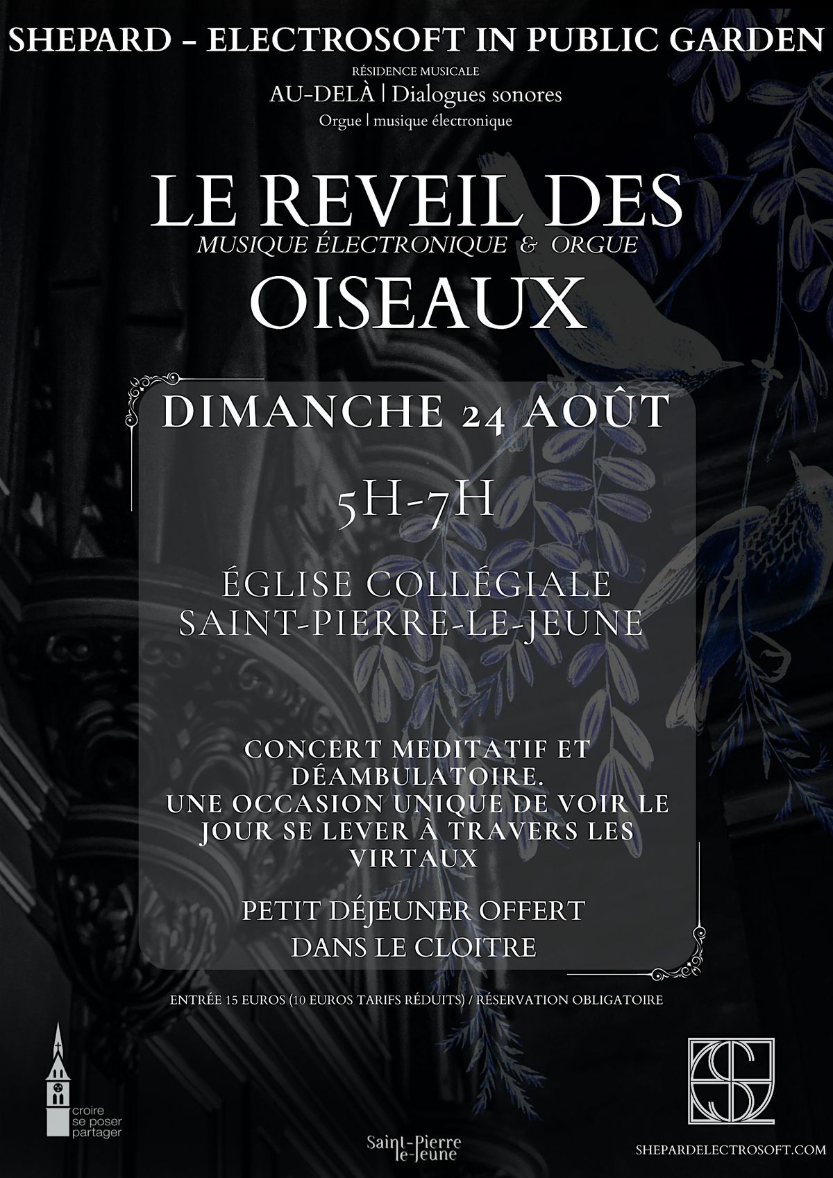 LE REVEIL DES OISEAUX: Musique \u00e9lectronique et orgue \u00e0 l'aube