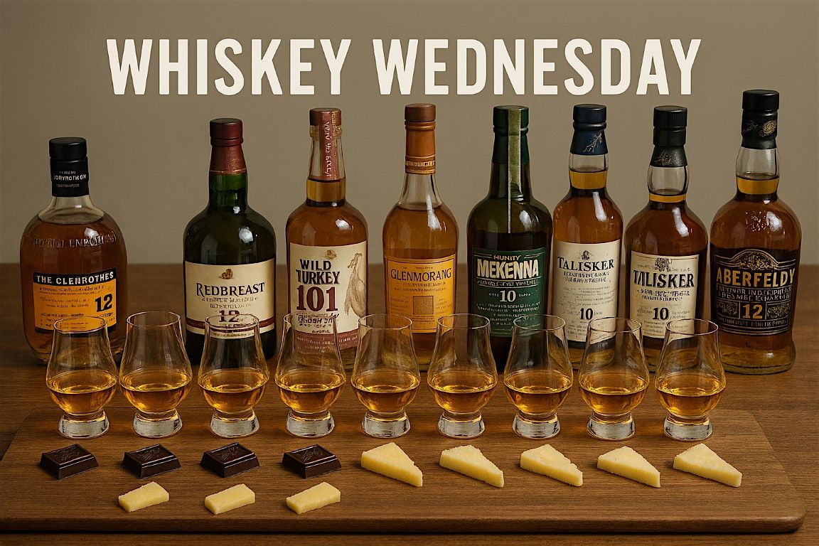 Whiskey Wednesday at Pomeroy (4th Wednesday)