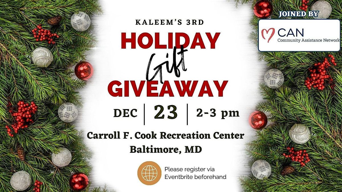 Kaleem's Holiday Gift Giveaway