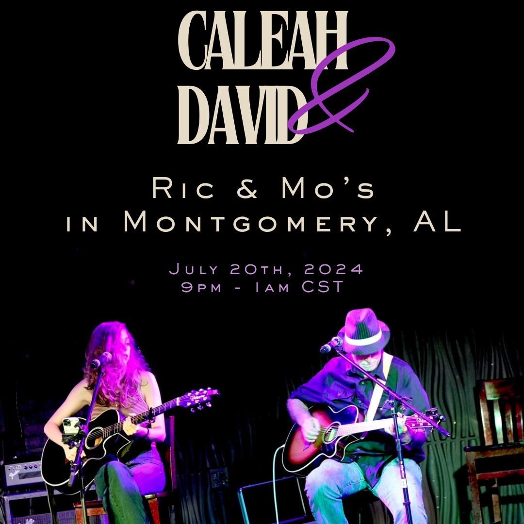 Caleah & David @ Ric & Mo\u2019s 