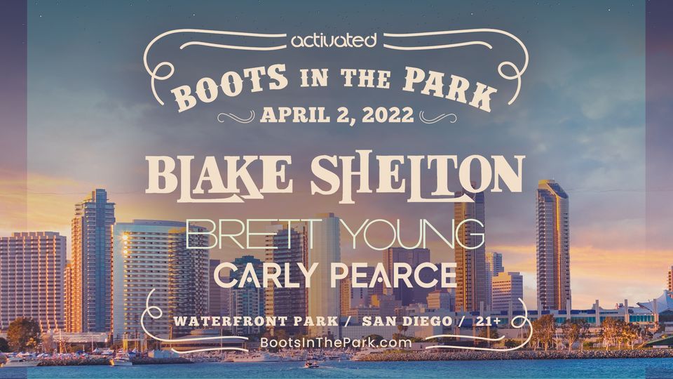 Boots in the Parks Presents Blake Shelton, Brett Young, & Carly Pearce