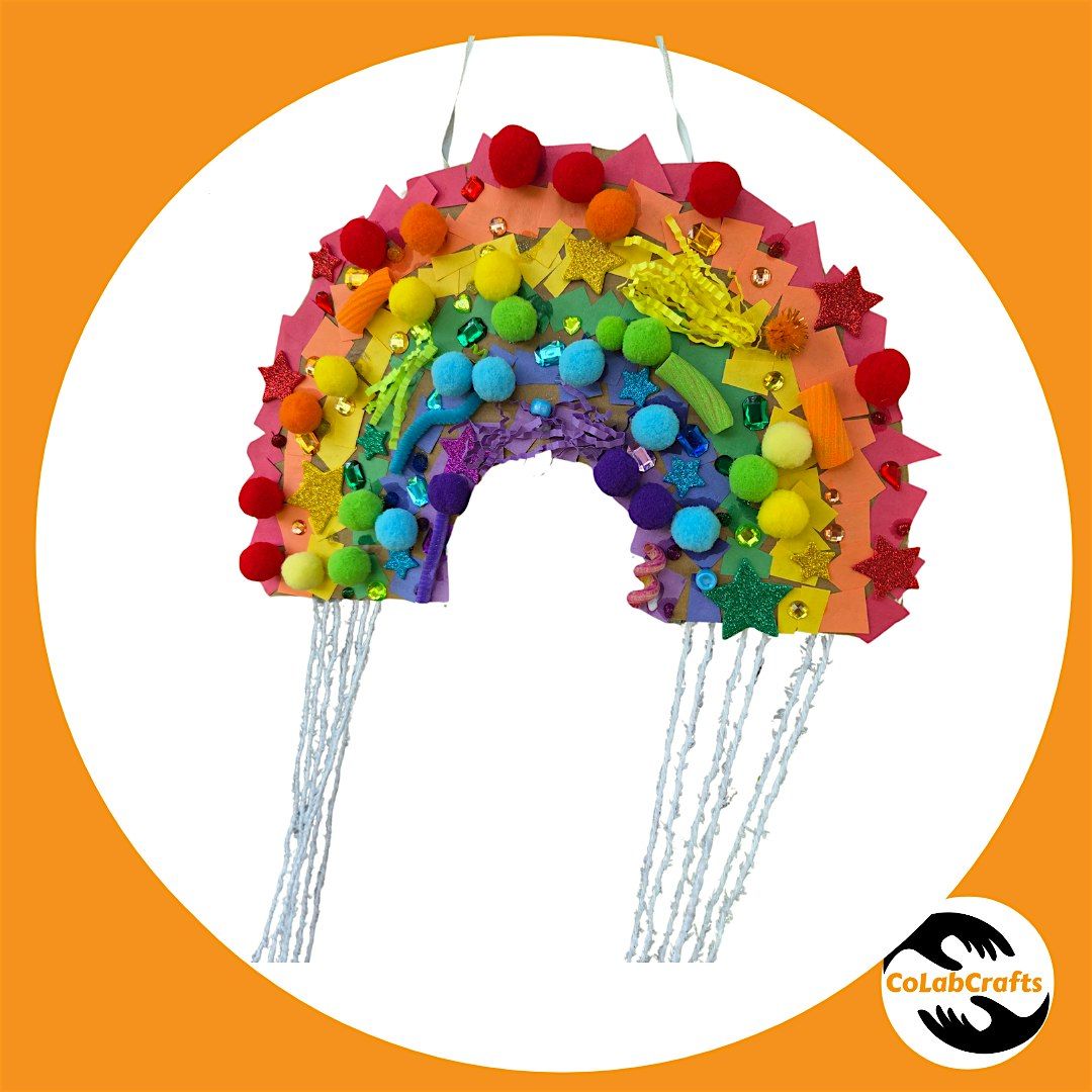 Rainbow Wall Hanging paper craft for kids